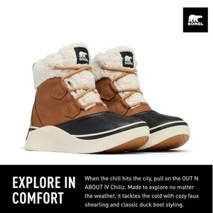 SOREL Women OUT N ABOUT IV CHILLS WATERPROOF BOOTS